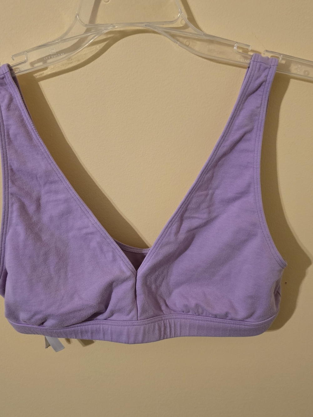 PINK Victoria's Secret Cotton Blend Lilac Wireless Bralette